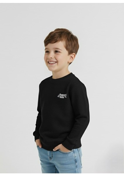 Erkek Çocuk Bisiklet Yaka Sweatshirt fiyatları