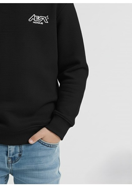 Erkek Çocuk Bisiklet Yaka Sweatshirt indirimleri