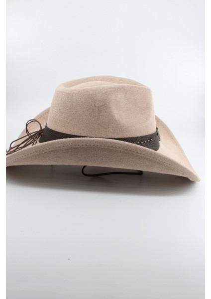 Unisex Kovboy Şapka – Ayarlanabilir Ip Detaylı, Deri Tokalı Western Şapka modelleri