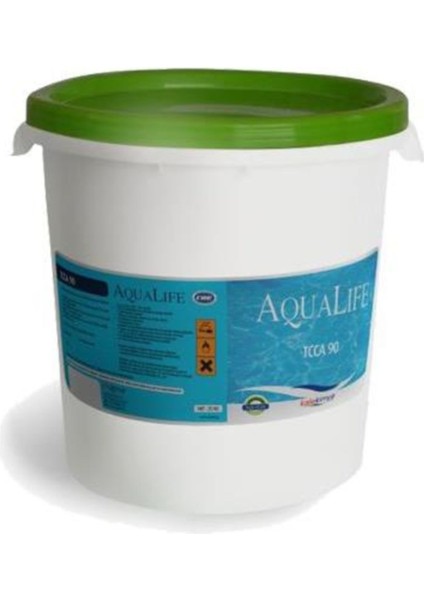 Aqualife Tcca %90 Stabil Aktif Granül Havuz Klor 25KG