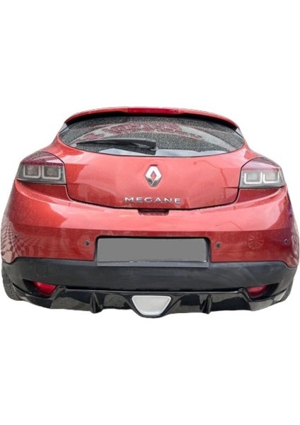 Megane 3 Coupe (2008-2016) Uyumlu Rs Style Difüzör (Plastik)