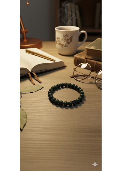 Timsah Jasper Doğal Taş Bileklik - Enerji Veren Şifa Bilekliği