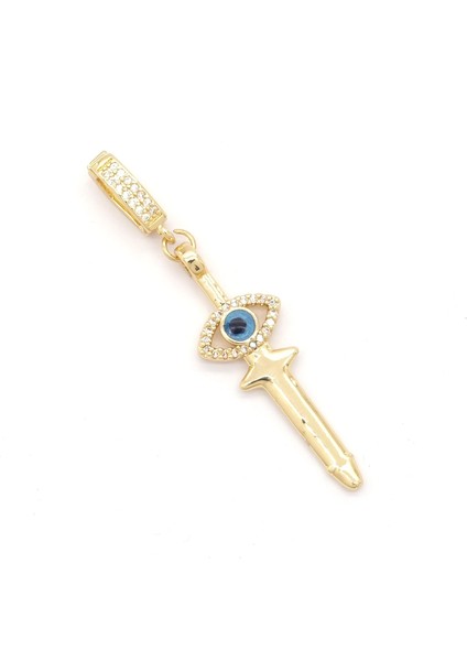 Ajda Charm Çelik Altın Kaplama Kadın Göz MODEL-CHR-119 modelleri