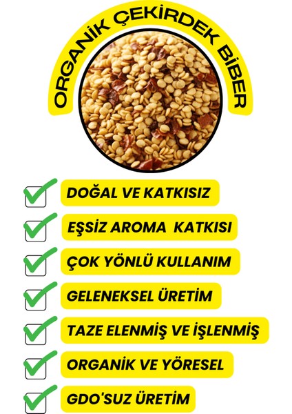 Biber Çekirdek - ( Organik , Katkısız , Yöresel) 100GR fırsatları