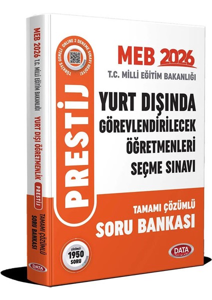 2026 Yurt Dışında Görevlendirilecek Öğretmenleri Seçme Sınavı Konu Prestij Soru ve Deneme Sınavı fiyatları
