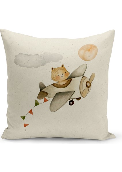 Çocuk Bebek Odası Dijital Baskılı Kırlent Kılıfı