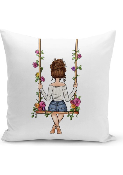 Çocuk Bebek Odası Dijital Baskılı Kırlent Kılıfı