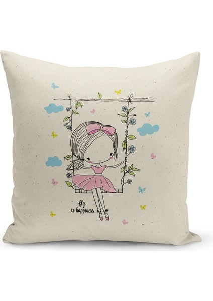 Çocuk Bebek Odası Dijital Baskılı Kırlent Kılıfı