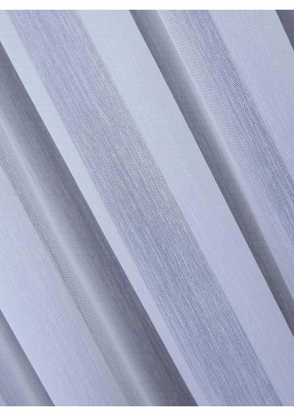 Lux Visco Koleksiyon Modern Bambu Sedefli Salon, Oturma Odası, Mutfak Yüksek Kaliteli Tül Perde 1x2,5 Normal Orta Pile