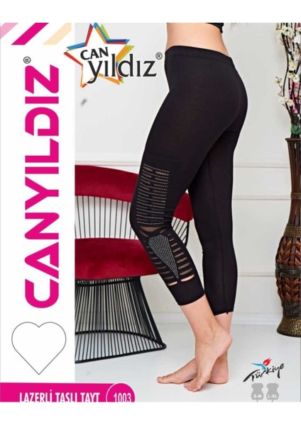 1003LAZER Taşlı Tayt
