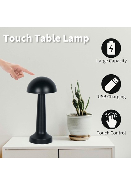 Lizbon Şarjlı Masa Lambası (Siyah) modelleri