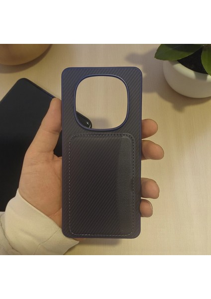 Xiaomi Redmi Note 14 Pro 4g Uyumlu Rona Magcarbon Fiber Doku Manyetik Kılıf + Kartlık Cüzdan fiyatları