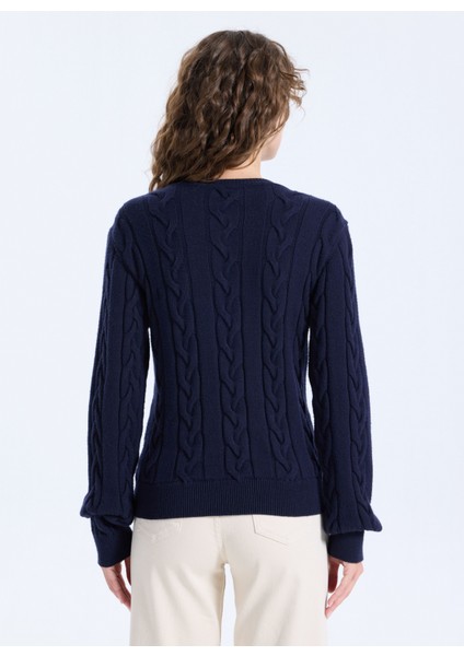 Lacivert Kadın Hırka J5WL-HRK7133 indirimleri