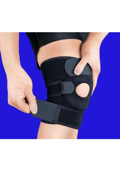 S1-1404 Kısa Model Ligament Destekli Dizlik - Yan Barlı Destek