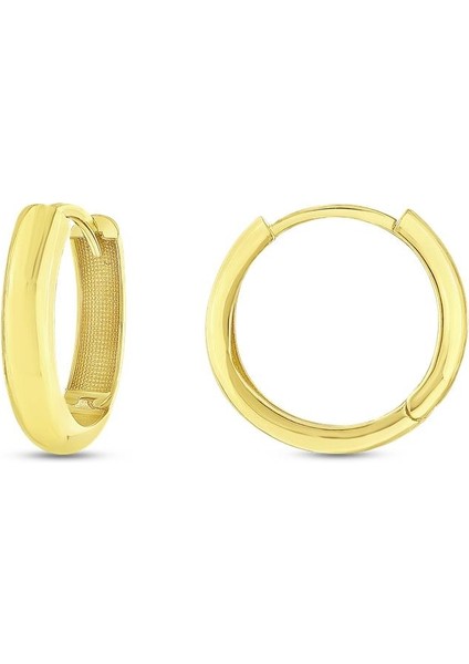 Altın Halka Küpe - 14K