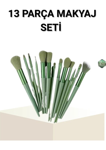 13’lü Profesyonel Makyaj Fırça Seti – Yumuşak Sentetik Kıllı, Tüm Cilt Tiplerine Uygun