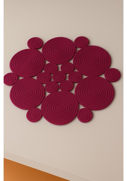 Mercury Hasır Jüt Yuvarlak Runner 65X65