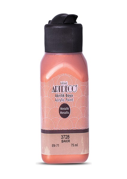 Artdeco Akrilik Boya 75 ml Metalik Bakır 3728