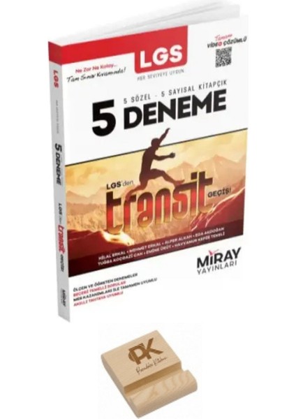 Miray Lgs 8. Sınıf 5 Sözel 5 Sayısal Kitapcık Deneme + Telefon Standı