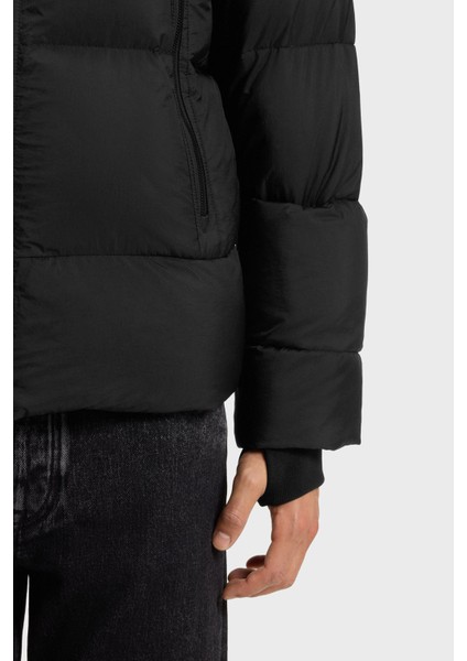 Kapitoneli Oversize Fit Çıkarılabilir Kapüşonlu Şişme Mont Erkek Mont 50543618 001 fırsatları