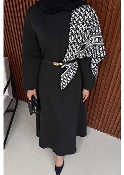 Kemerli Scuba Elbise DRC-0052