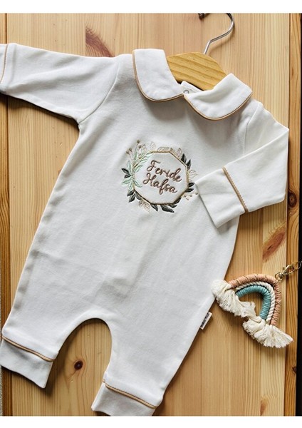 Isme Özel Nakışlı 6 Parça Yenidoğan Set %100 Pamuk Tulum Battaniye Şapka Yastık Puset Örtü Eldiven indirimleri