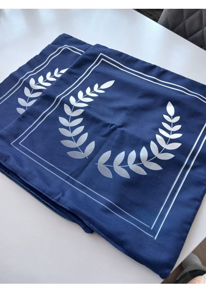 Tac - Desenli 2'li Dekoratif Kadife Kumaş Kırlent Kılıf - Çift Taraflı Baskı indirimleri