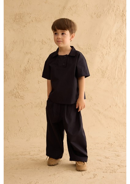 Çift Düğmeli Gömlek Lacivert fiyatları