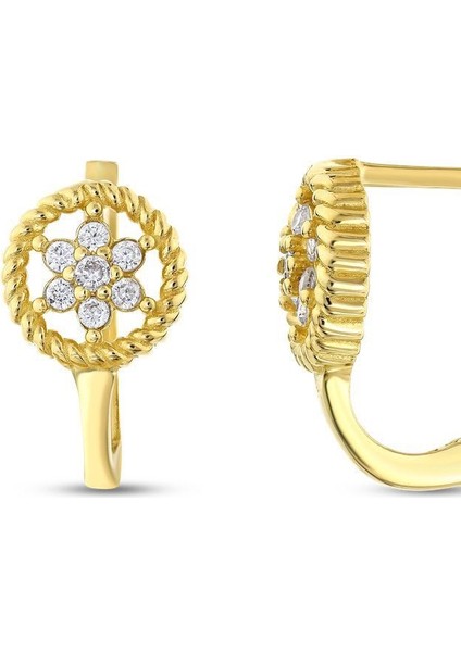 Altın Tasarım Küpe - 14K fiyatları