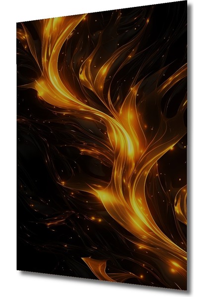 Ateşin Dansı Yağlı Boya Görünümlü Ahşap Dekoratif Tablo Dikdörtgen Tablo modelleri