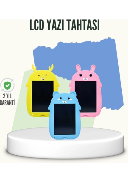 Çocuklar Için LCD Yazı Tableti | Kilitli ve Göz Yormayan Ekran