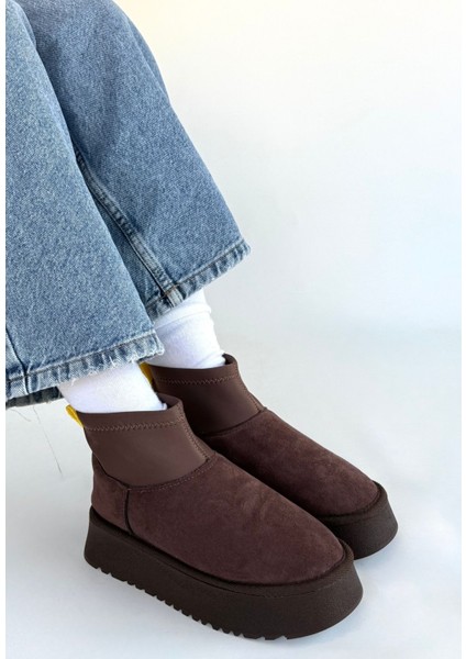 Cuen Kahverengi Süet Bot - Lisinya fiyatları