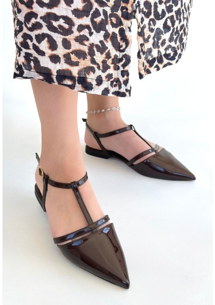 Canca Kahverengi Rugan Babet Ayakkabı - Lisinya