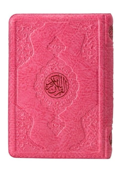 Çanta Boy Kur'an-I Kerim (Pembe Renk, Kılıflı, Mühürlü)