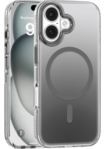 iPhone 17 Uyumlu Kılıf M-Safeli Sararmaya Karşı Dayanıklı Mutural Icesense Serisi Kapak Gri fiyatları