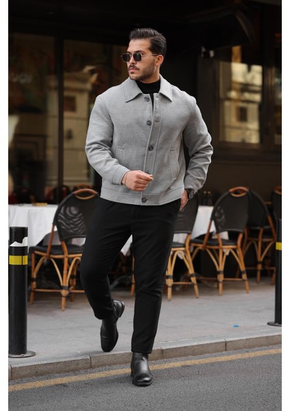 Kaşe Kumaş Düğmeli Ceket fiyatları