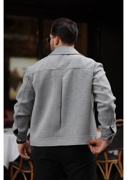 Kaşe Kumaş Düğmeli Ceket modelleri