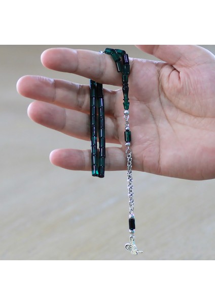 Kararmaz Metal Arnavut Zincir Püsküllü Kesme Kesim Yeşil Siyah Mini Boy Ateş Kehribar Tesbih modelleri