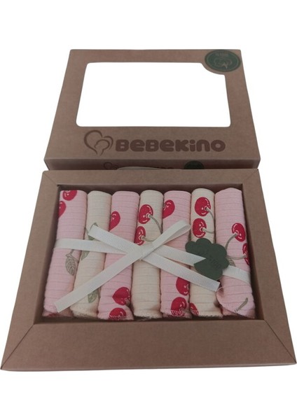 21710 Bebek Karışık Desenli Yedili Ağız Mendili