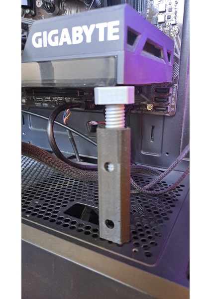 Ayarlanabilir Ekran Kartı Tutucu, 3D Baskı Modern Tasarım, Gpu Sarkma Önleyici Destek Standı (Siyah/beyaz) modelleri