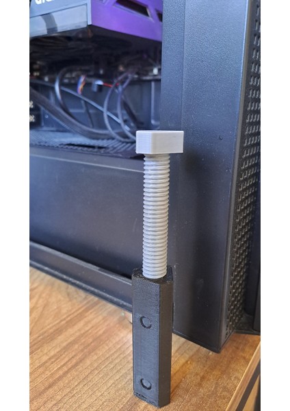 Ayarlanabilir Ekran Kartı Tutucu, 3D Baskı Modern Tasarım, Gpu Sarkma Önleyici Destek Standı (Siyah/beyaz) fırsatları