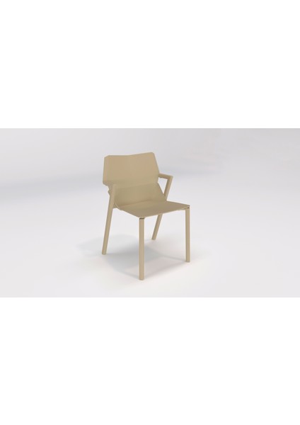 Hoka Plastik Sandalye Dış Mekanda Kullanılabilir Dayanıklı Sandalye - Hafif Üst Üste Geçebilir - Model Plastik Bahçe Sandalyesi