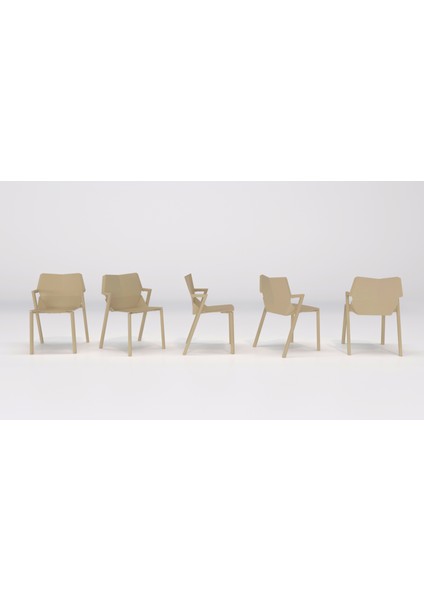 Hoka Plastik Sandalye Dış Mekanda Kullanılabilir Dayanıklı Sandalye - Hafif Üst Üste Geçebilir - Model Plastik Bahçe Sandalyesi fiyatları