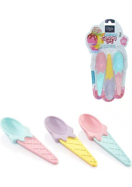 Karnaval Dondurma Kaşığı 3 Adet fiyatları