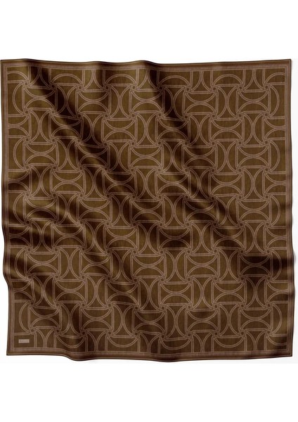Geometrik Desen Ipek Twill Eşarp 4221D01 84 modelleri