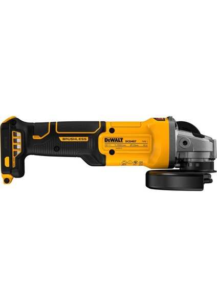 DCG407P2T 18V 5.0 Ah Çift Akülü 125MM Kömürsüz Avuç Taşlama fırsatları
