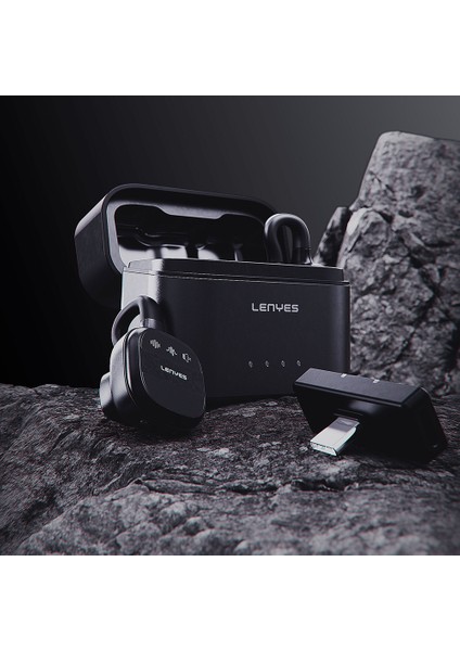 LM209 Type-C Portlu Kablosuz Yaka Mikrofonu Siyah fırsatları