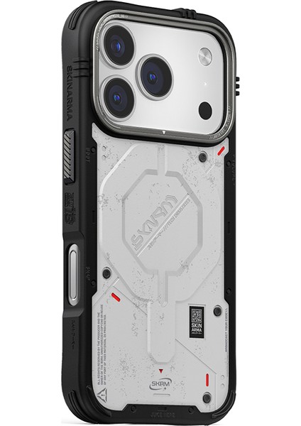 iPhone 17 Pro Max Uyumlu Kılıf M-Safe Şarj Özellikli Airbag Tasarımlı Skinarma Vigor Kapak Beyaz fiyatları