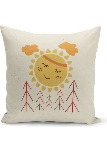 4'lü Kırlent Kılıf Seti Çocuk Bebek Odası Dijital Baskılı modelleri