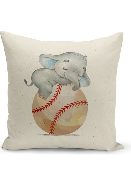 Çocuk Bebek Odası Dijital Baskılı Kırlent Kılıfı